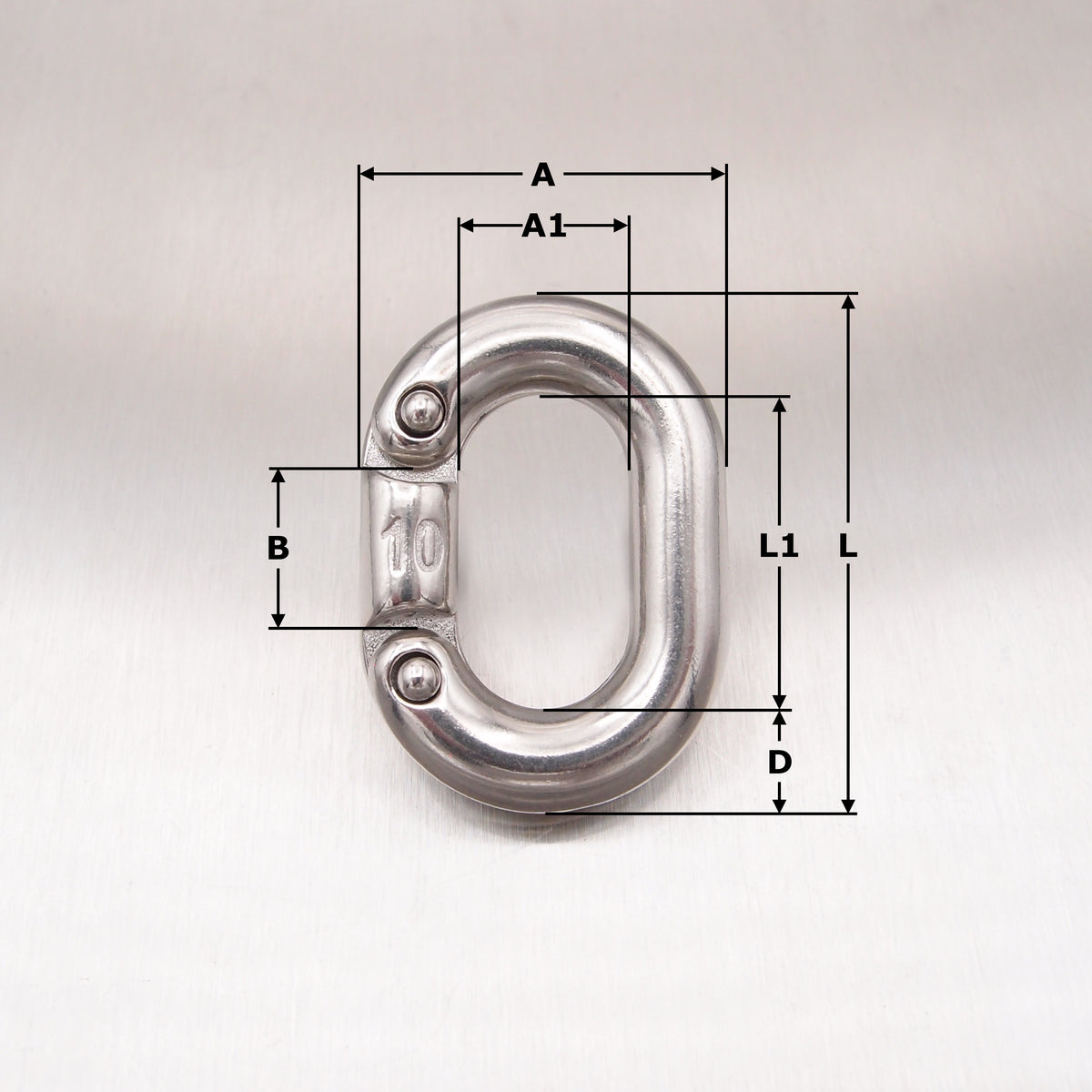 Stainless Steel Split Connecting Links - AISI 316