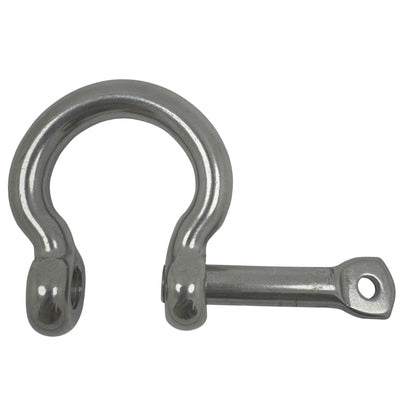Stainless Steel Bow Shackle - with Captive Pin - AISI 316