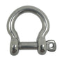 Stainless Steel Bow Shackle - with Captive Pin - AISI 316