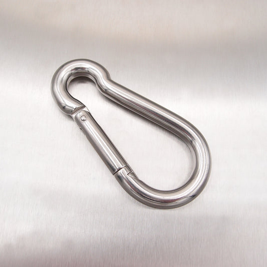Stainless Steel Carbine Hooks - without Eyelet - AISI 316