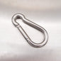 Stainless Steel Carbine Hooks - without Eyelet - AISI 316