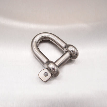 Stainless Steel Dee Shackles with Captive Pin - AISI 316