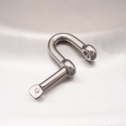Stainless Steel Dee Shackles with Captive Pin - AISI 316
