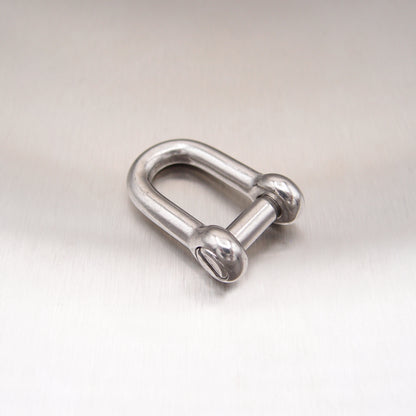Stainless Steel Dee Shackles - with Countersunk Flush Pin - AISI 316