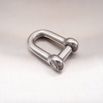 Stainless Steel Dee Shackles - with Countersunk Flush Pin - AISI 316