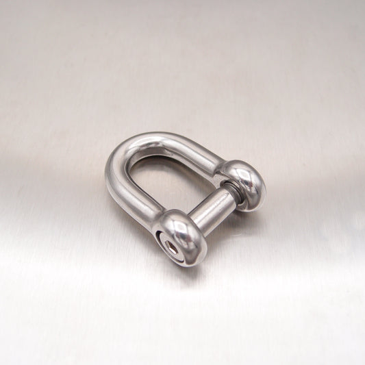 Stainless Steel Dee Shackles - with Allen Key Flush Pin (Hexagon Socket) - AISI 316