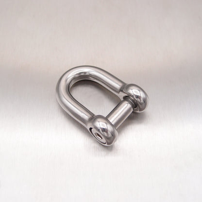 Stainless Steel Dee Shackles - with Allen Key Flush Pin (Hexagon Socket) - AISI 316