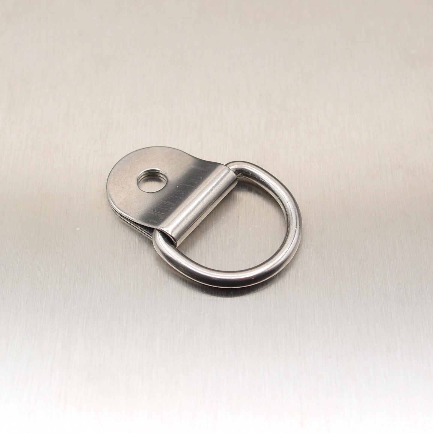 3mm x 20mm Stainless Steel Dee Ring and Cleat - AISI 316