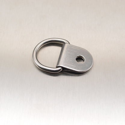 3mm x 20mm Stainless Steel Dee Ring and Cleat - AISI 316