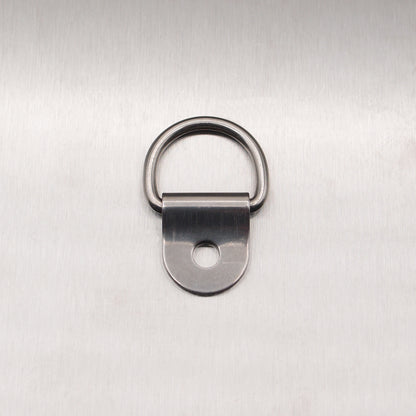 3mm x 20mm Stainless Steel Dee Ring and Cleat - AISI 316