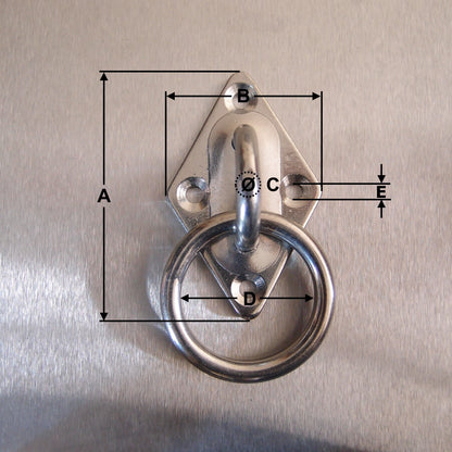 Stainless Steel Diamond Ring Plates AISI 304