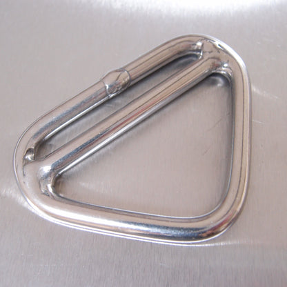 Stainless Steel Double Bar Triangular Rings - AISI 316