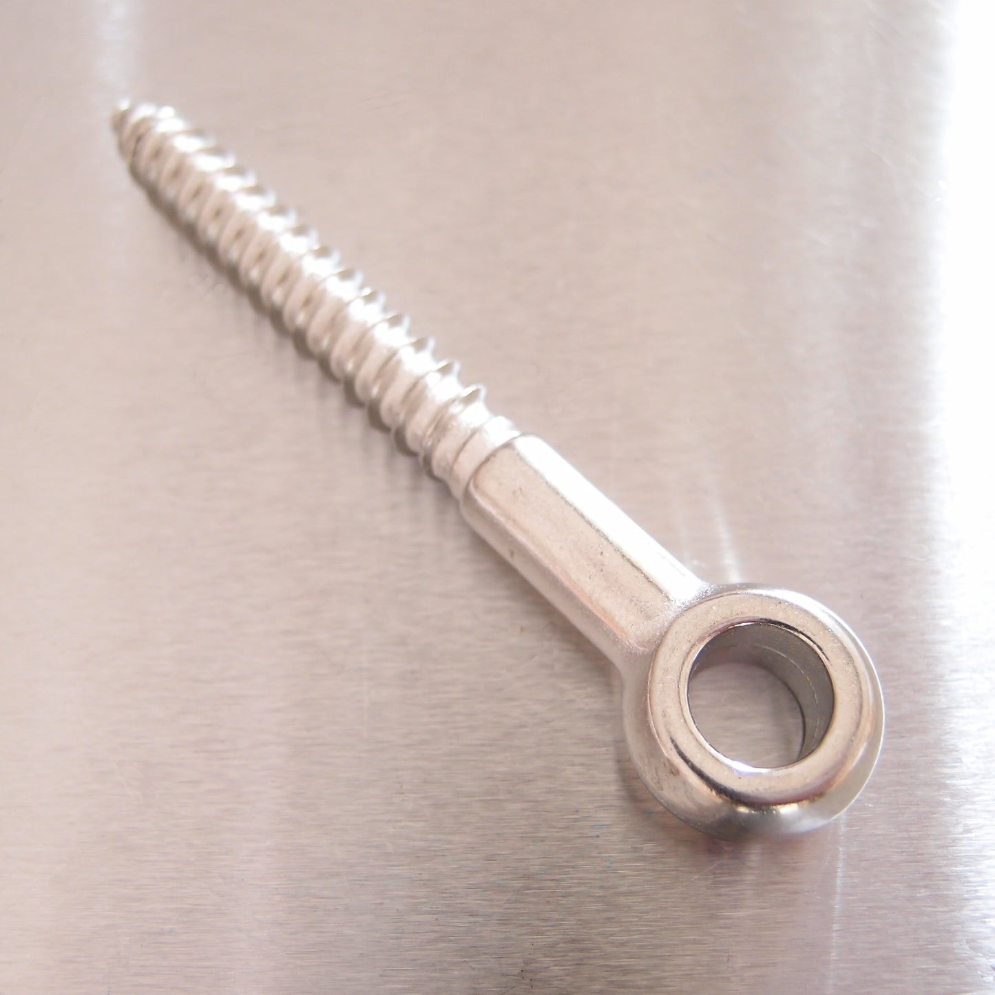 Stainless Steel Woodscrew Eye Bolt with Small Eye - AISI 316