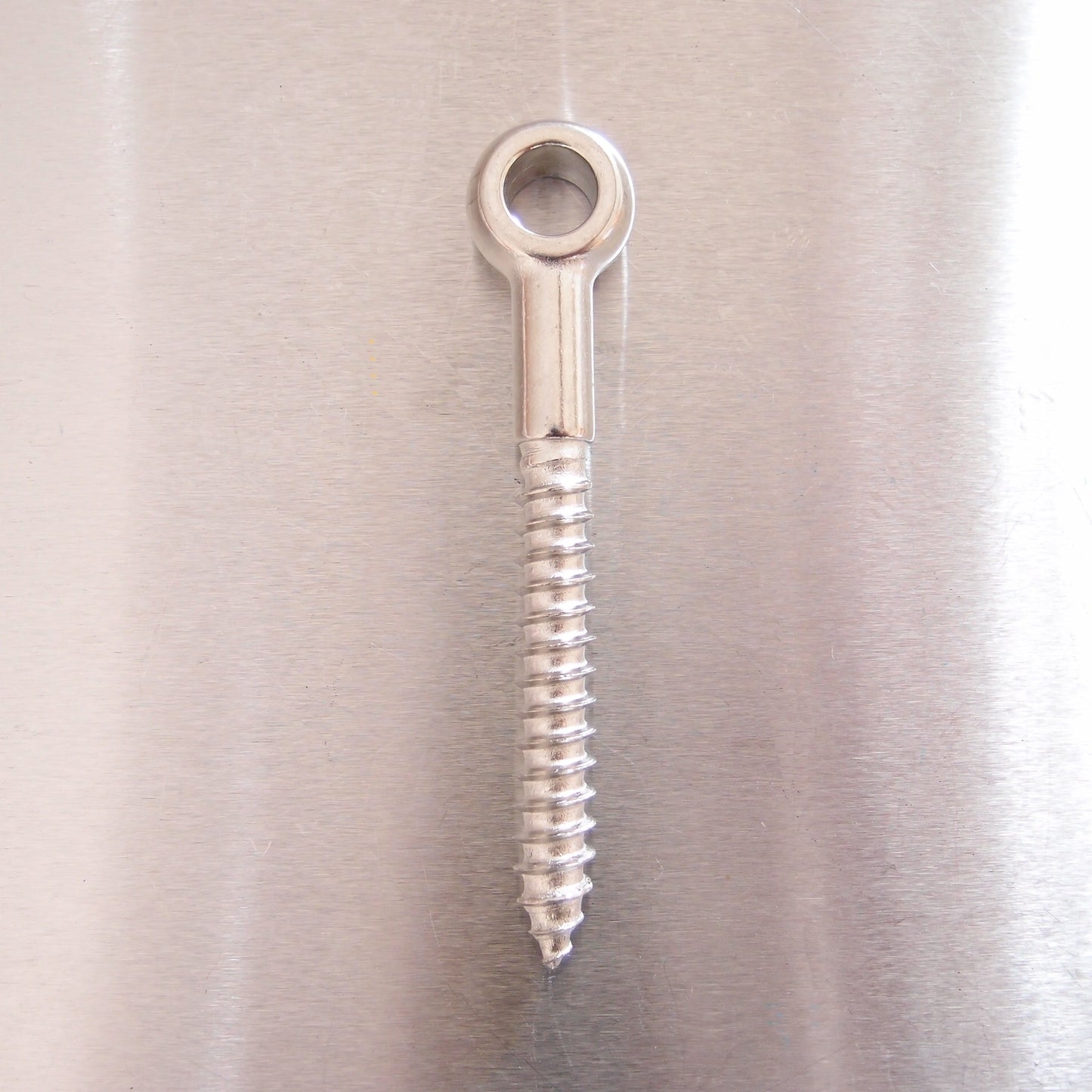 Stainless Steel Woodscrew Eye Bolt with Small Eye - AISI 316