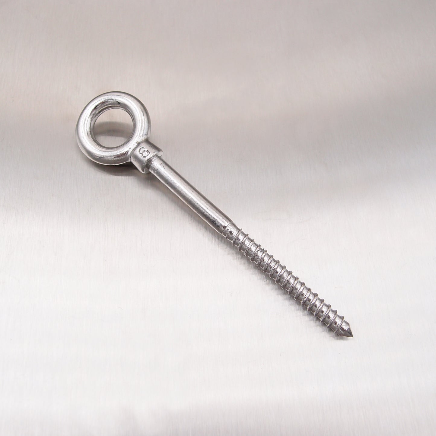 Stainless Steel Eyebolt with Lag Thread - Woodscrew Thread - AISI 316