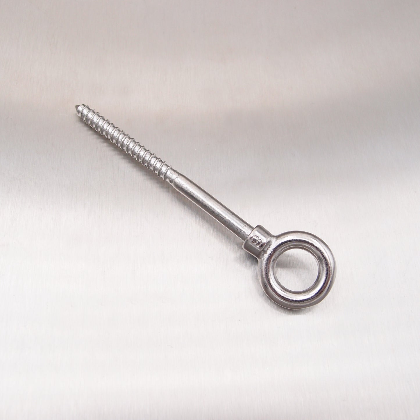 Stainless Steel Eyebolt with Lag Thread - Woodscrew Thread - AISI 316