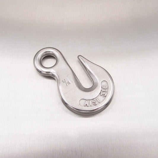 Stainless Steel Eye Type Grab Hook - AISI 316