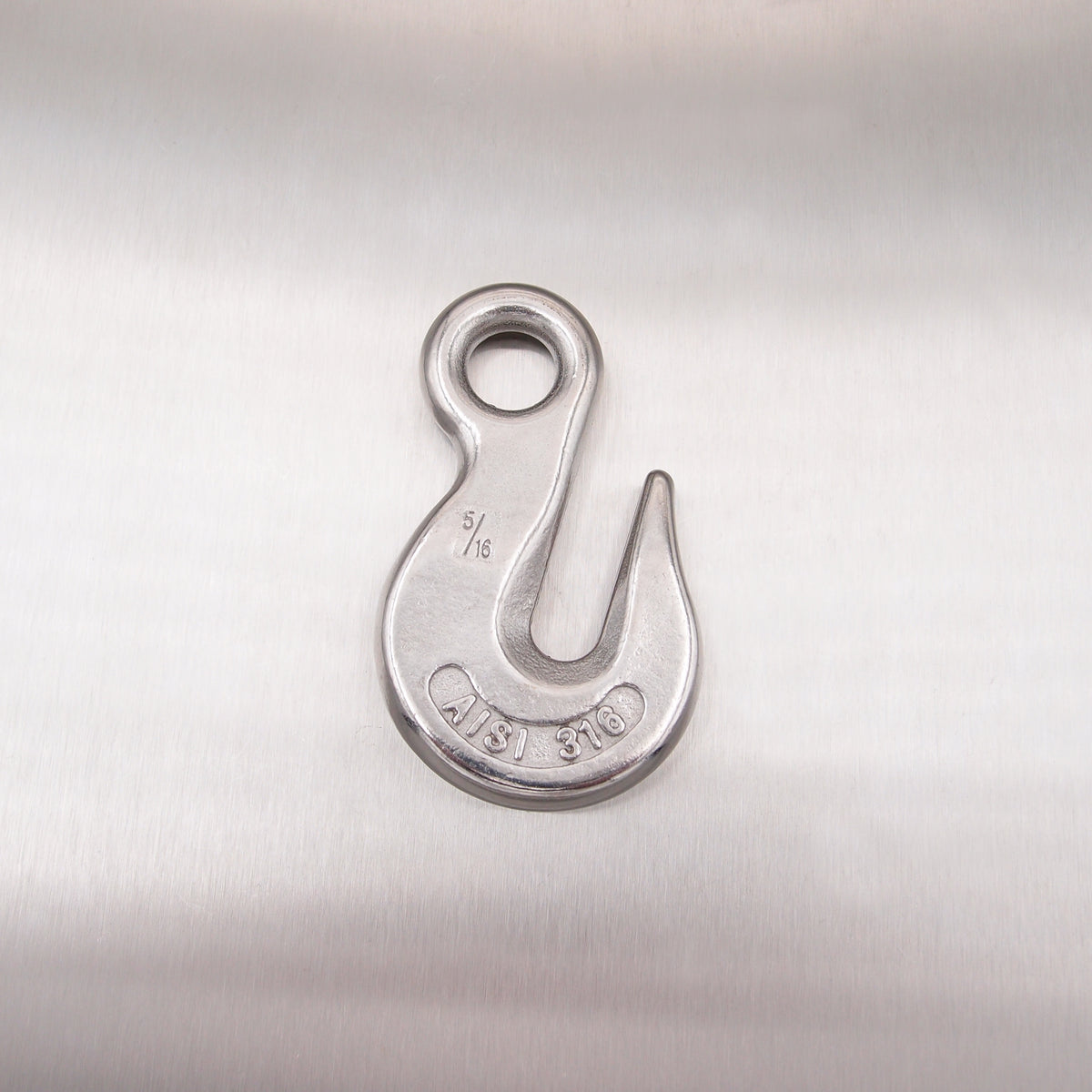 Stainless Steel Eye Type Grab Hook - AISI 316