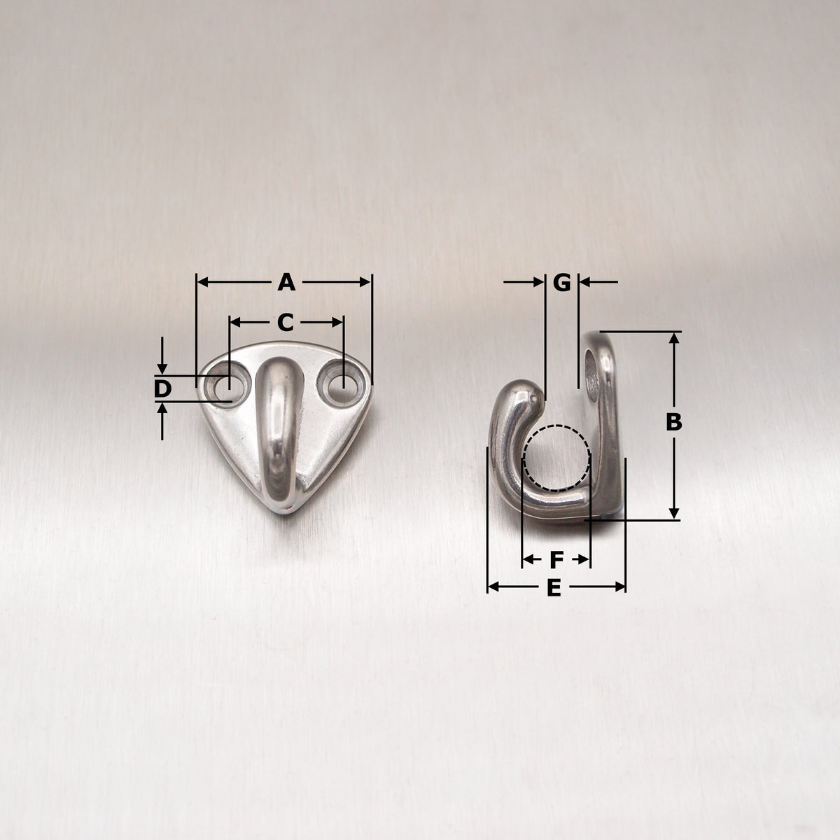 Stainless Steel Fending Hook - AISI 316