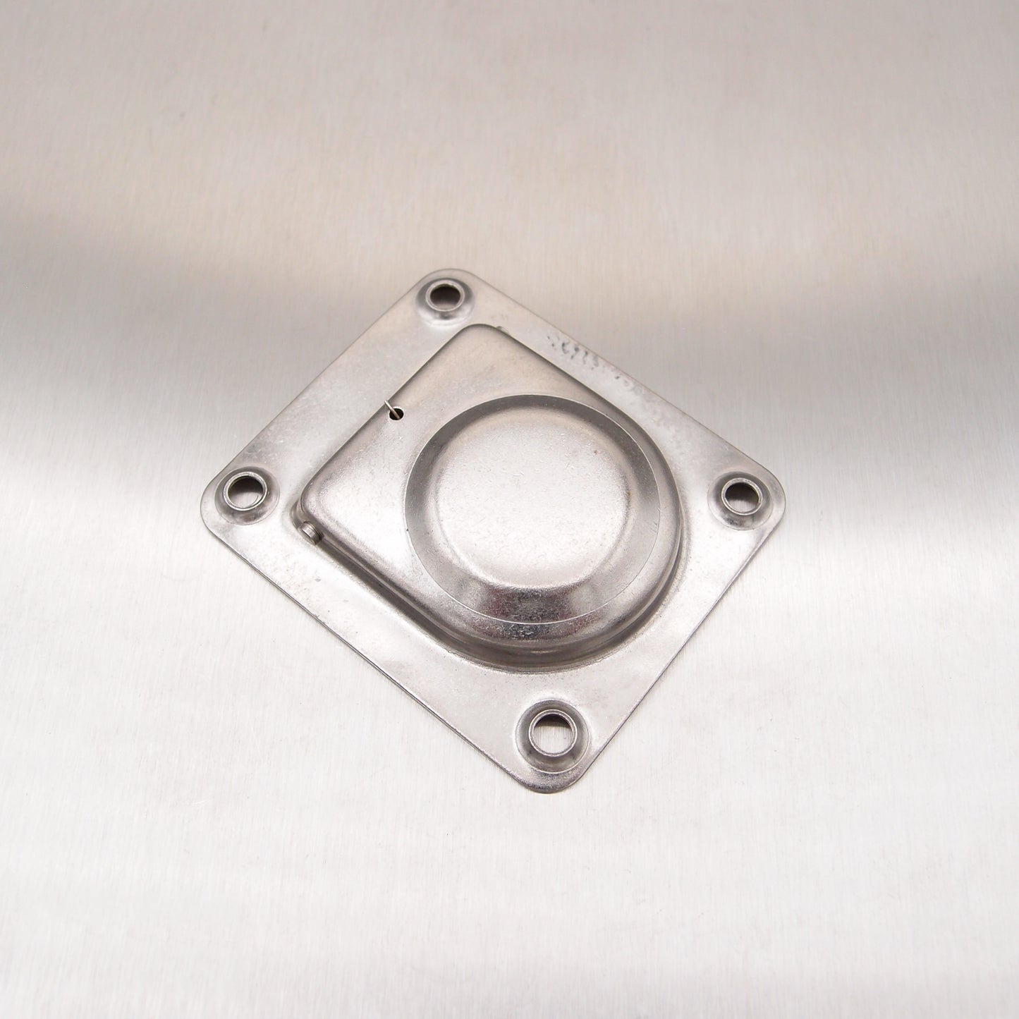 Stainless Steel Flush Lifting Pull with Spring - AISI 316