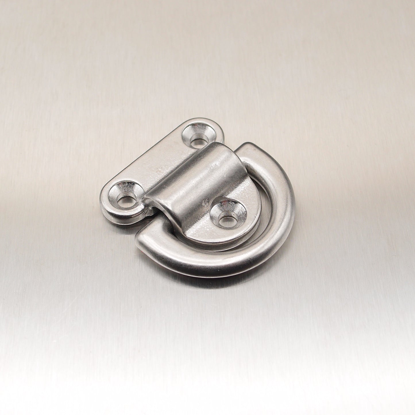 50mm Stainless Steel Folding Pad Eyes - Folding D ring - AISI 316