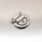 50mm Stainless Steel Folding Pad Eyes - Folding D ring - AISI 316