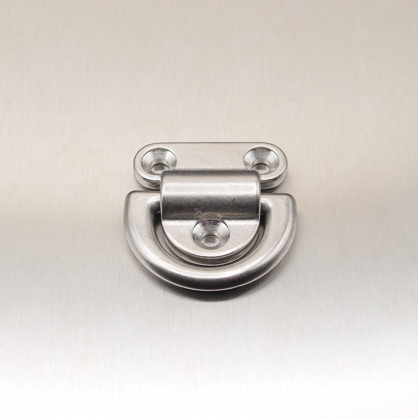 50mm Stainless Steel Folding Pad Eyes - Folding D ring - AISI 316