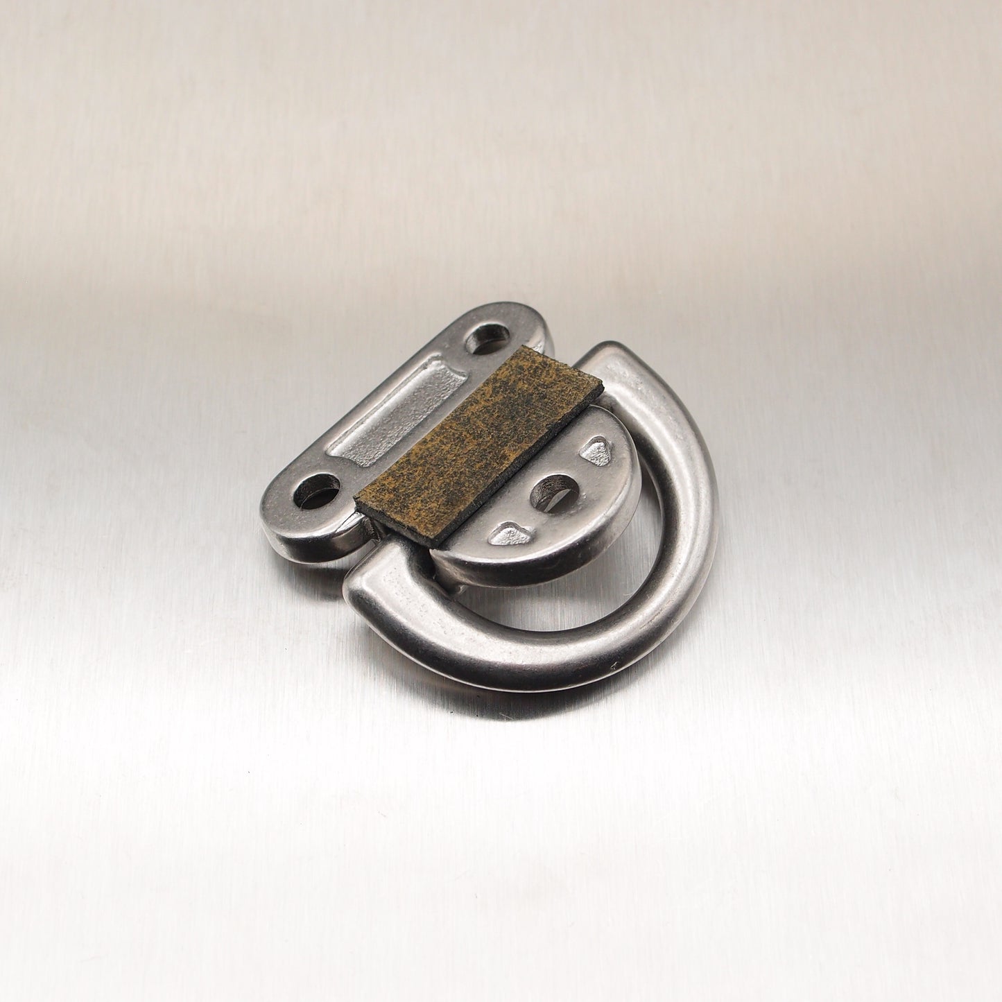 50mm Stainless Steel Folding Pad Eyes - Folding D ring - AISI 316