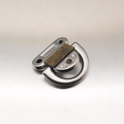 50mm Stainless Steel Folding Pad Eyes - Folding D ring - AISI 316