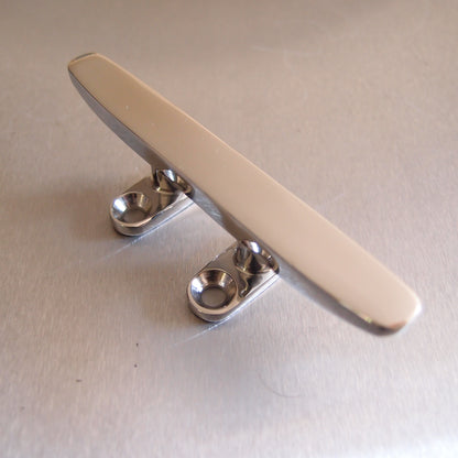 Stainless Steel Flat Top Cleats Four Holes - AISI 316