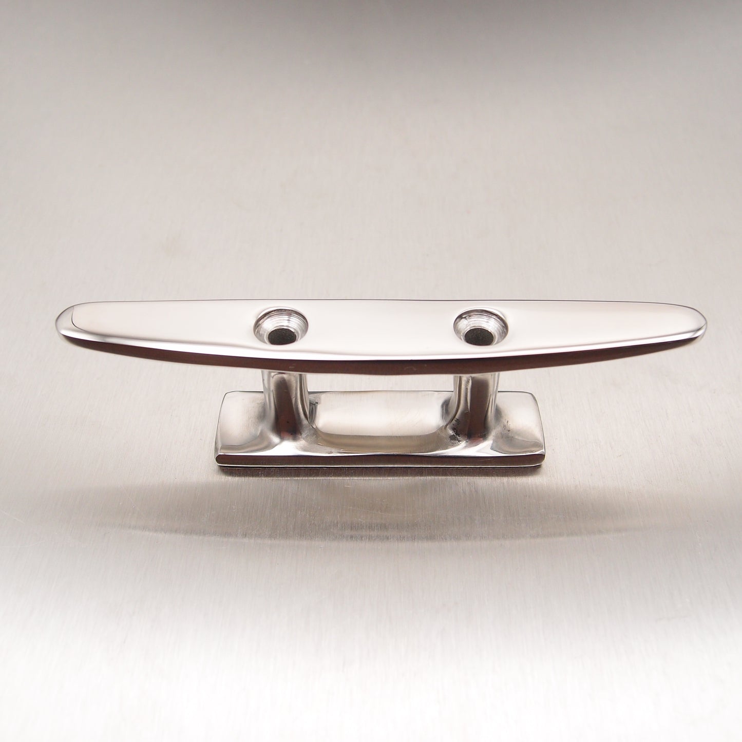 Stainless Steel Low Flat Top Cleats Two Holes - AISI 316