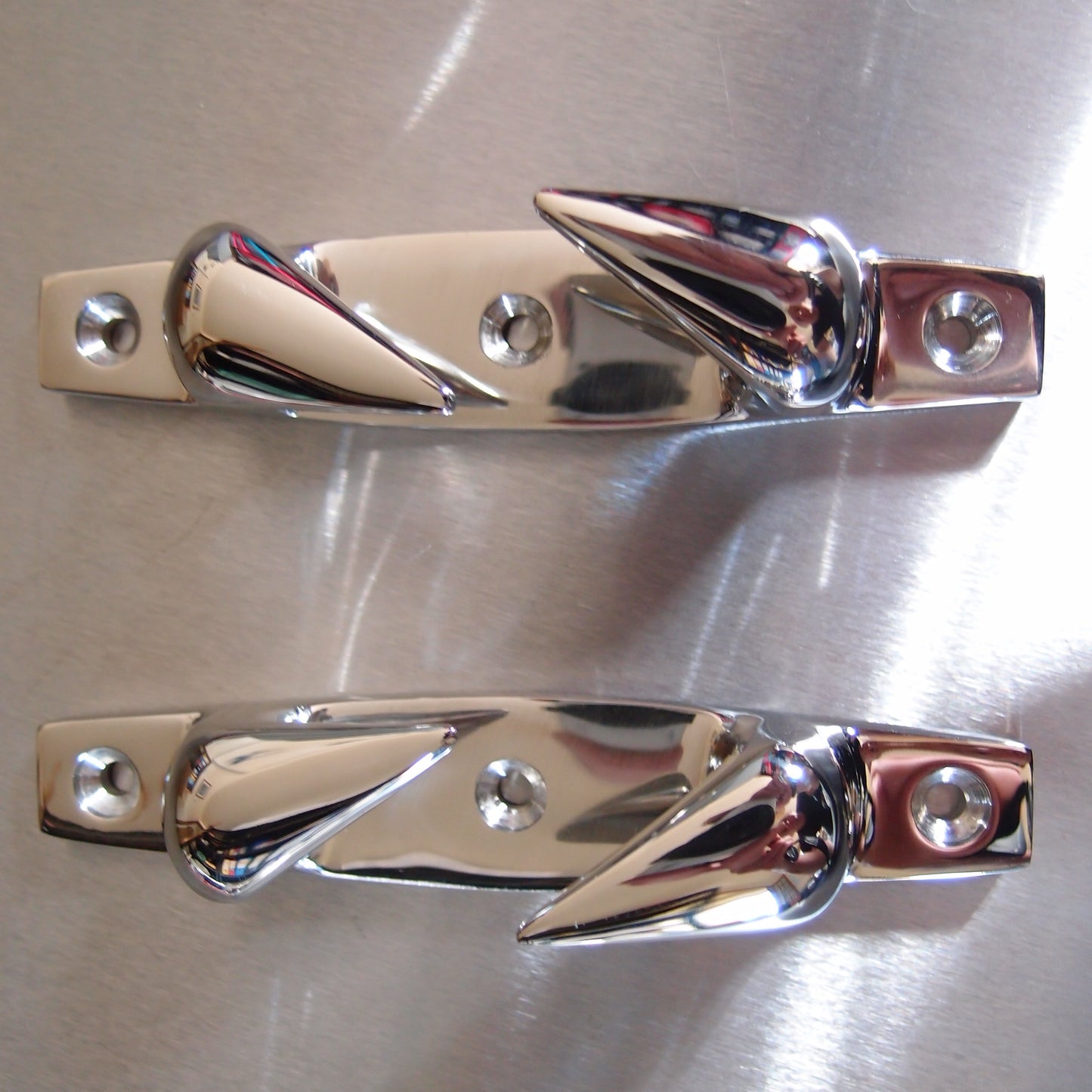 Handed Fairlead / Skene Type Cleat 316 Stainless Steel (Supplied in pairs LH & RH)