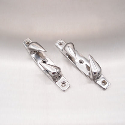 Handed Fairlead / Skene Type Cleat 316 Stainless Steel (Supplied in pairs LH & RH)