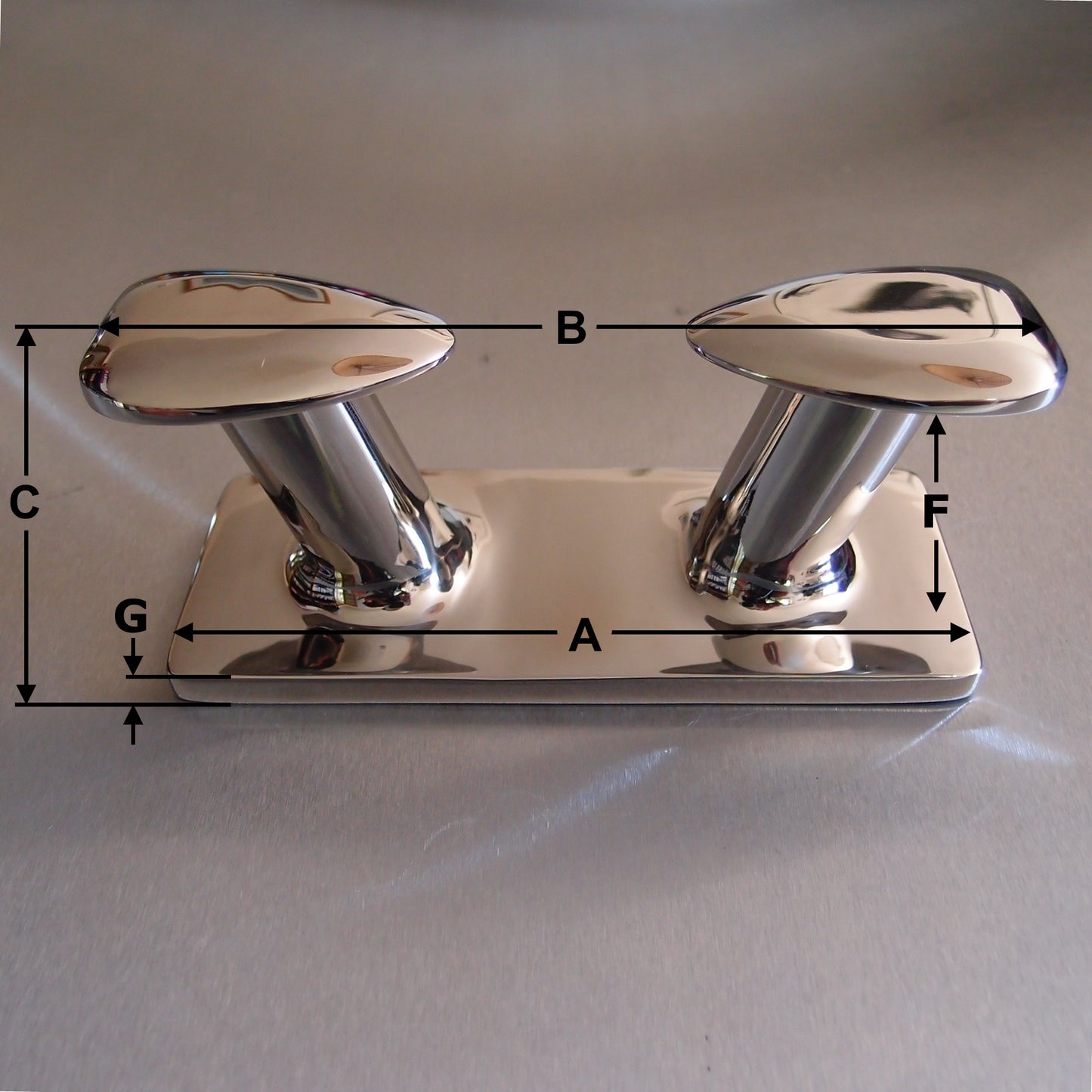 Horn Bollard Cleat - Stainless Steel AISI 316