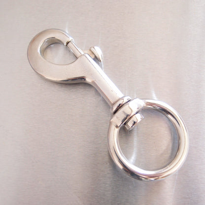 Stainless Steel Swivel Eye Bolt / Trigger Snap Hook - AISI 316