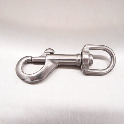 Stainless Steel Swivel Eye Bolt / Trigger Snap Hook - AISI 316