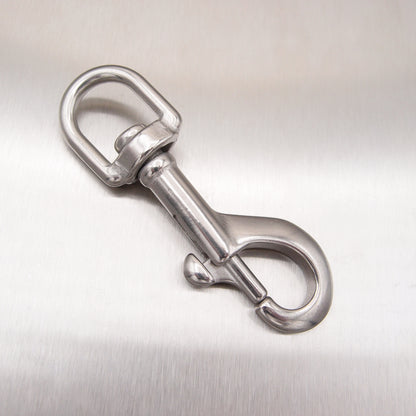 Stainless Steel Swivel Eye Bolt / Trigger Snap Hook - AISI 316