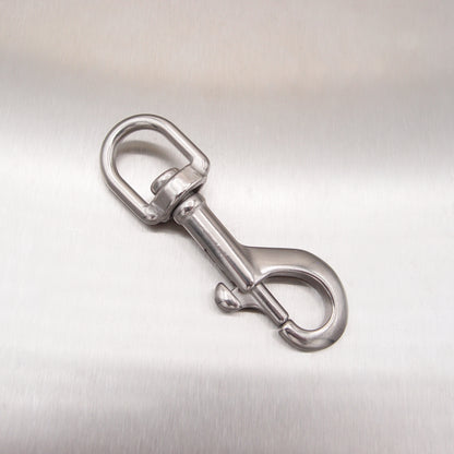 Stainless Steel Swivel Eye Bolt / Trigger Snap Hook - AISI 316