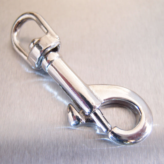 Stainless Steel Swivel Eye Bolt / Trigger Snap Hook - AISI 316
