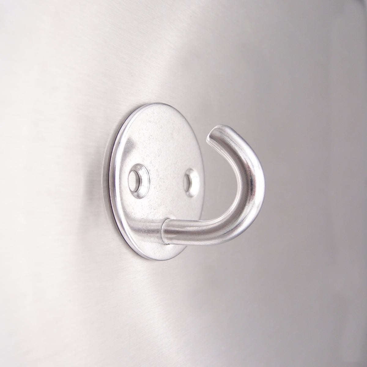 Stainless Steel Two Hole Round Hook On Plate 304 AISI