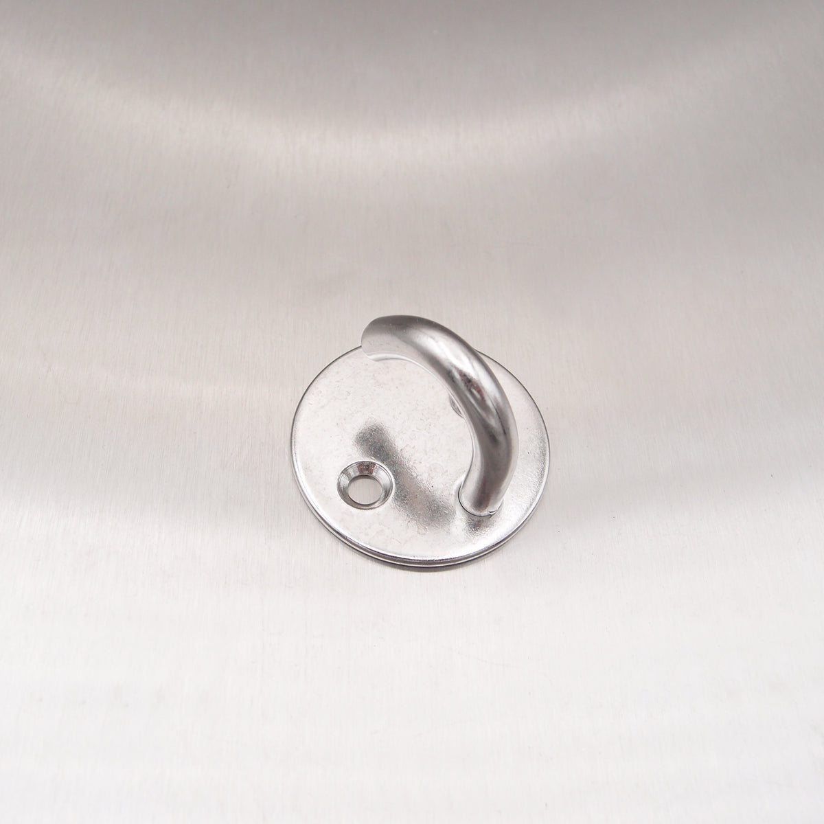 Stainless Steel Two Hole Round Hook On Plate 304 AISI