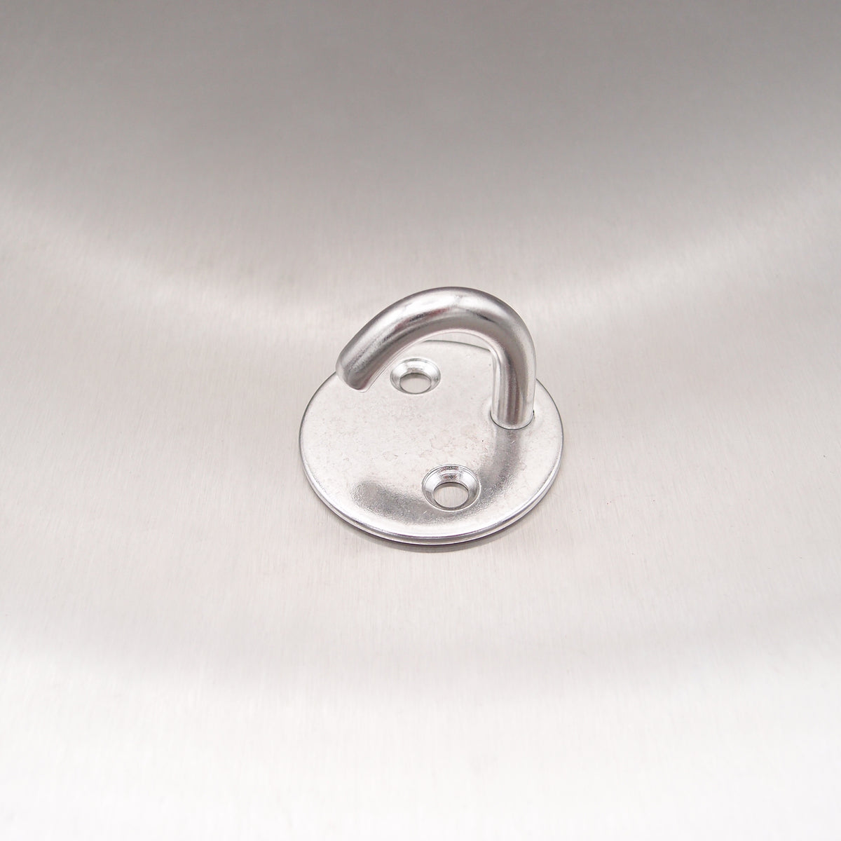 Stainless Steel Two Hole Round Hook On Plate 304 AISI