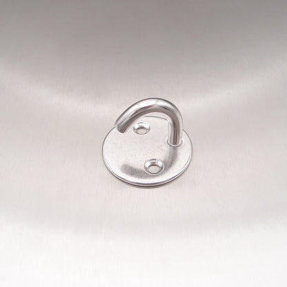 Stainless Steel Two Hole Round Hook On Plate 304 AISI