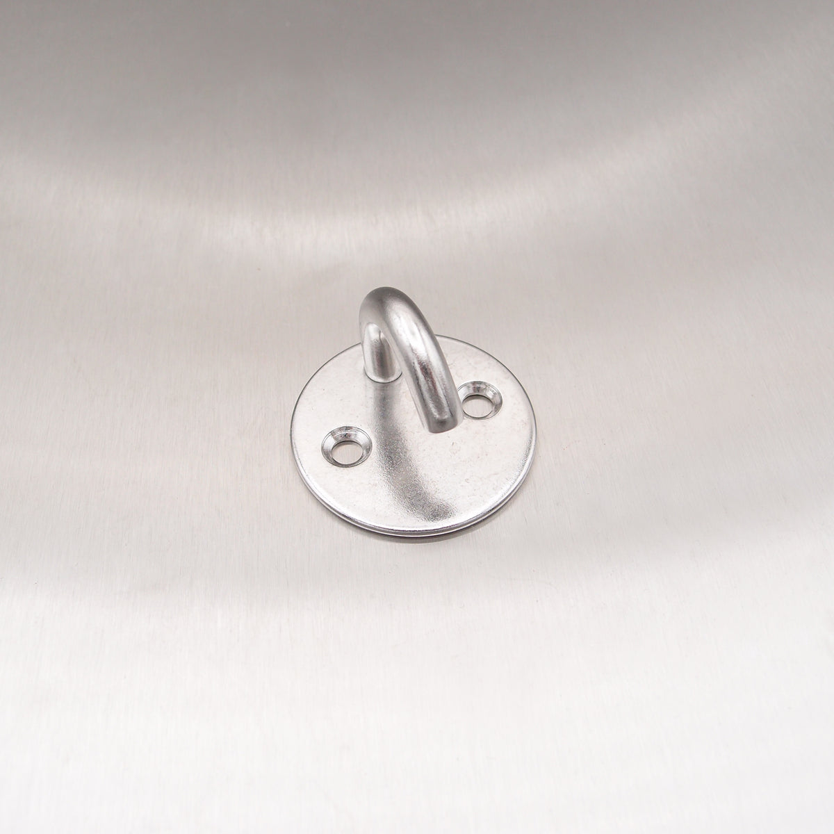 Stainless Steel Two Hole Round Hook On Plate 304 AISI