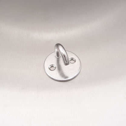 Stainless Steel Two Hole Round Hook On Plate 304 AISI
