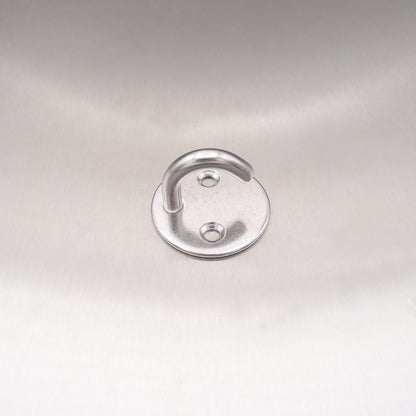 Stainless Steel Two Hole Round Hook On Plate 304 AISI