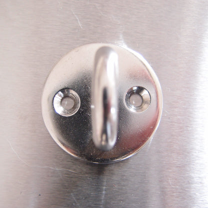 Stainless Steel Two Hole Round Hook On Plate 304 AISI