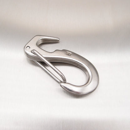 Stainless Steel Open End Sail Snap Hook - AISI 316