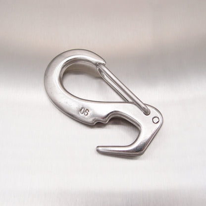 Stainless Steel Open End Sail Snap Hook - AISI 316