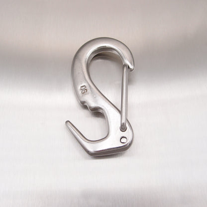 Stainless Steel Open End Sail Snap Hook - AISI 316